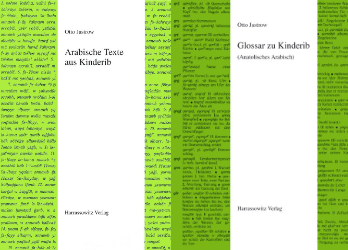 Arabische Texte aus Kinderib. Glossar zu Kinderib (Anatolisches Arabisch)