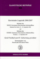 Slavistische Linguistik 2006/2007