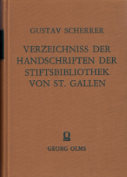 Verzeichnis der Handschriften der Stiftsbibliothek von St. Gallen