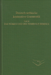 Deutsch-serbische kontrastive Grammatik. Teil II