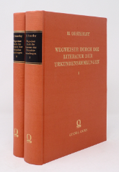 Buchcover Wegweiser durch die Literatur der Urkundensammlungen