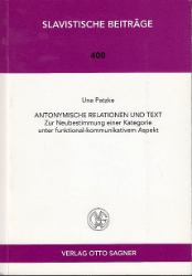 Antonymische Relationen und Text