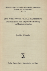 Zur Philosophie Nicolai Hartmanns